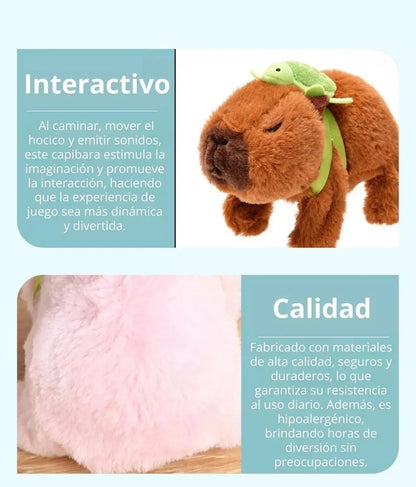 Capibara Eléctrico con sonido y camina